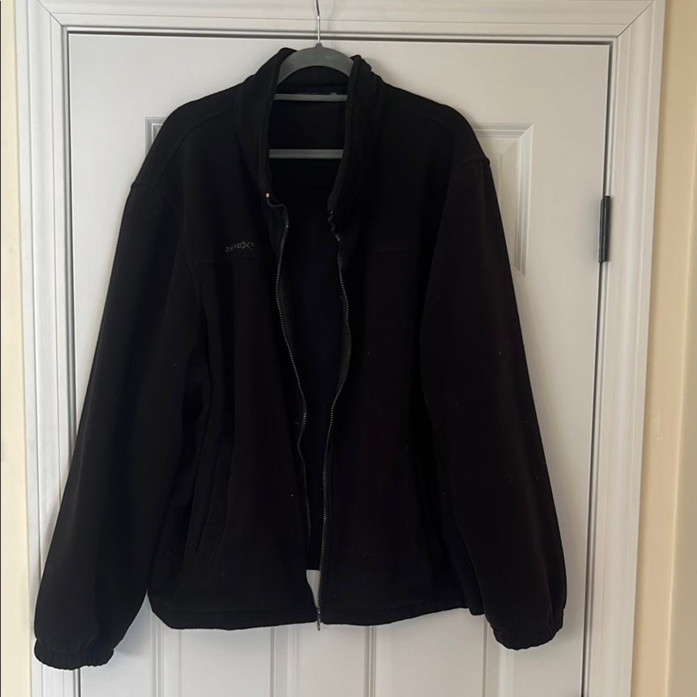 Gray And Black Performance Jacket With High Collar - image 4